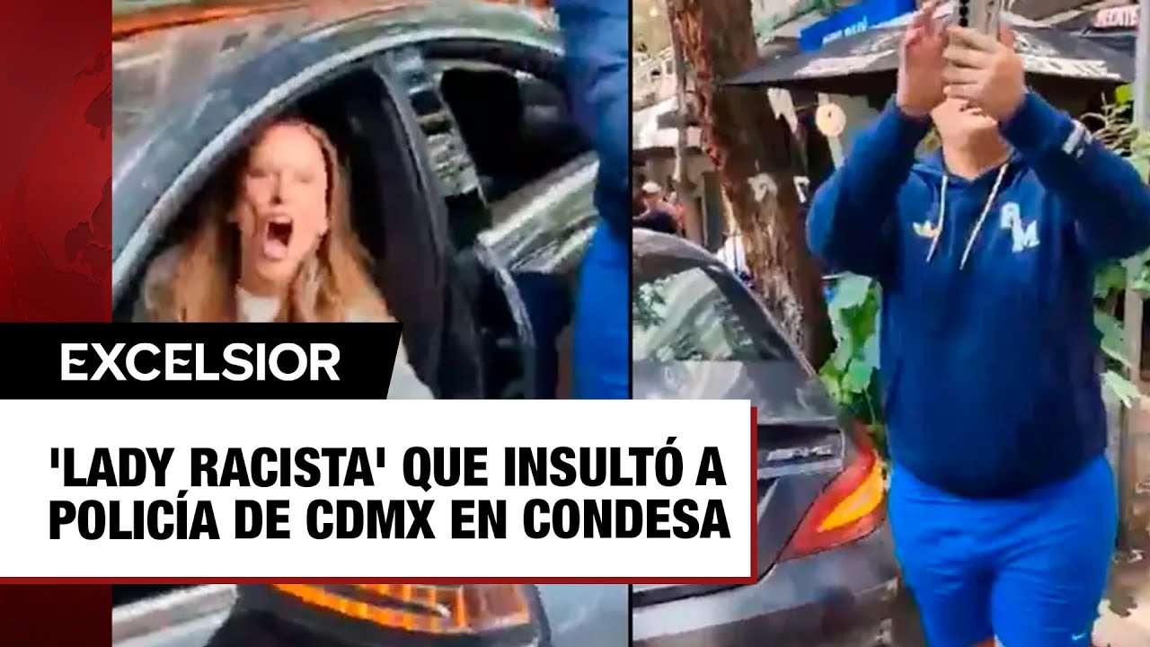 'Lady racista' que insultó a policía de CDMX en la Condesa