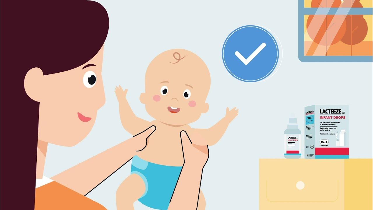Lacteeze Infant Drops how to treat Colic associated with lactose