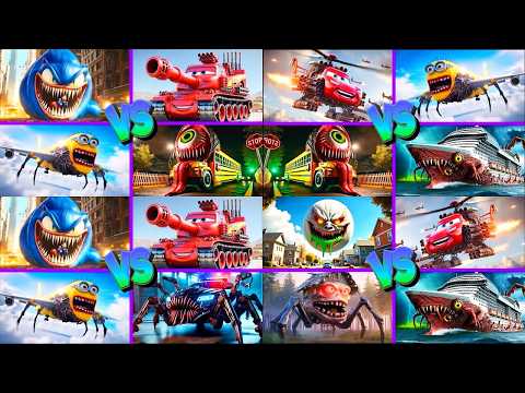 ONLY 1% CAN PASS! Bus Eater VS Train Eater Coffin Dance Tiles Hop 🎮