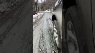 It’s too early for this!! Winter thaw turns roads in rural #Vermont into deep soft #mud. #ram1500 screenshot 2