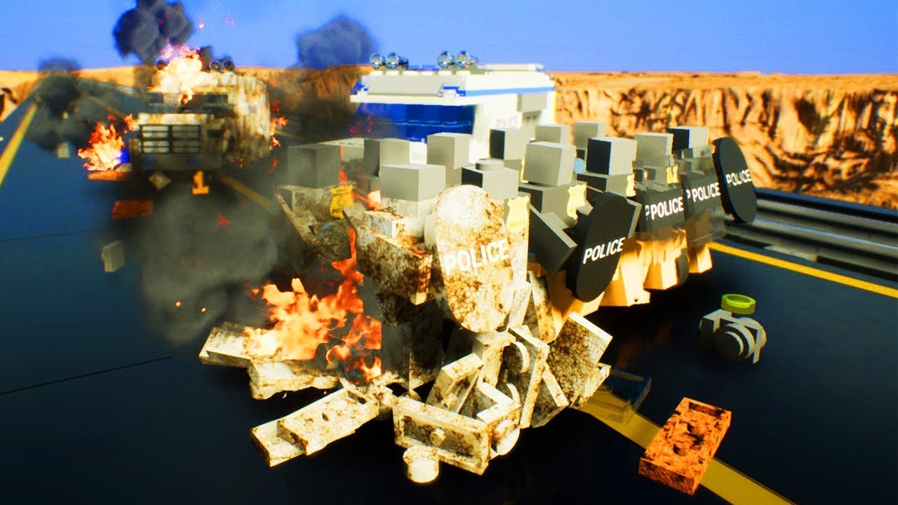 🔴 BLOKADA DROGOWA NA MOŚCIE - BRICK RIGS /Paveł || Plaga