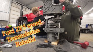 Ford ZF5 Sf42 transmission shifting problems in Tuckers OBS. Full rebuild with bearings and synchro