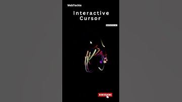 Interactive Cursor 🫠#shorts #htmlcssjavascript #likeandsubscribe