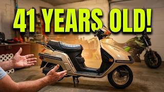 1985 Honda Elite 250 Air Filter Removal #honda