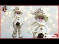 Muñeco de Nieve con Sombrero de Copa Paso a Paso
