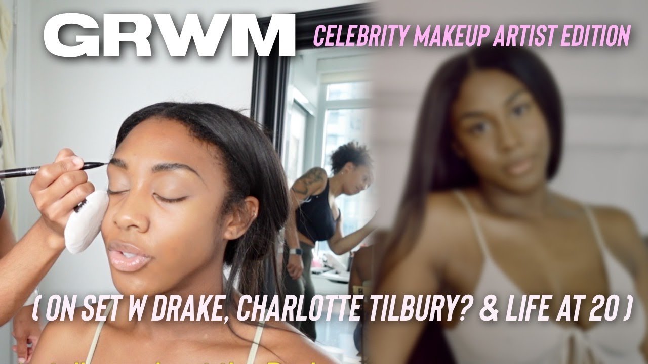 A CELEBRITY MUA DOES MY MAKEUP | (ON SET WITH DRAKE, Charlotte Tilbury ...