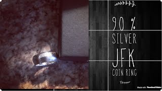 1st Coin Ring Live -1964 JFK Half Dollar