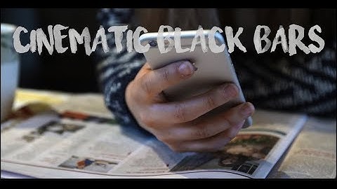 FILMORA 9 | OPEN CINEMATIC BLACK BARS EFFECTS WITH CINEMATIC 16:9 | TUTORIAL SKf !