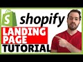 How To Create A Landing Page On Shopify | Zeno Page Builder Tutorial