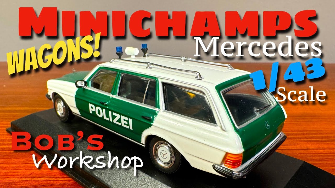 Minichamps 1/43 Mercedes Benz Wagon W 123 300td 280te 230te