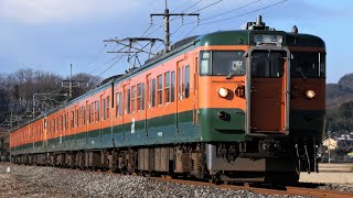 JR115系T1022+T1037編成 437M 普通 小山行き JR両毛線 岩舟～大平下 区間