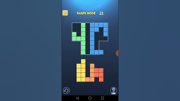 Block Puzzle King Shape Mode Level 21 Walkthrough Solution