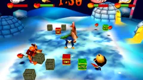 Crash Bash - "Diamond Challenges" - 162) Snow Bash Lv. 6