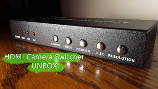 Review and Unboxing HDMI camera switcher full details and first look by Revesun