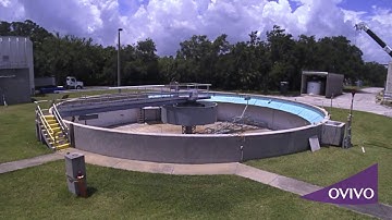 Submerged Effluent Launder install timelapse