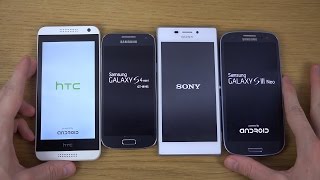 Samsung Galaxy S3 Neo Vs Htc Desire 610 Vs Sony Xperia M2 Vs Galaxy S4 Mini - Which Is Faster?