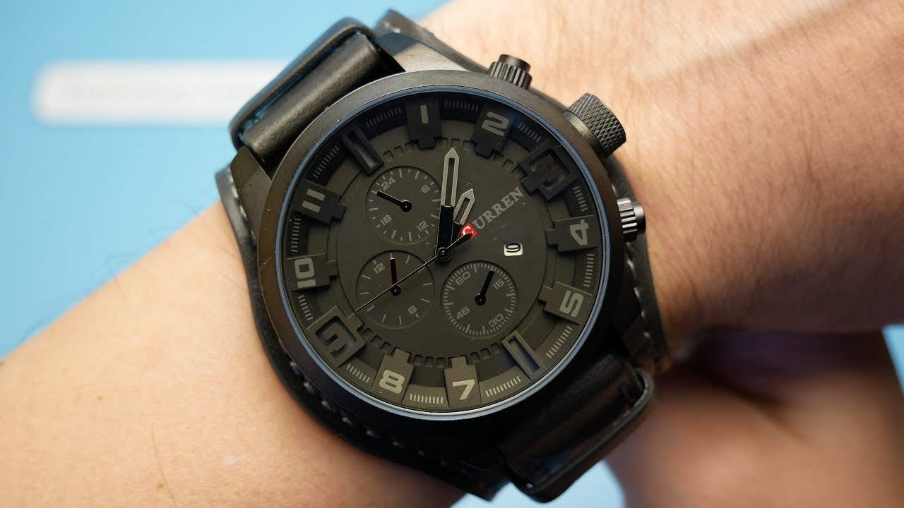 ⌚ Aliexpress watches review Curren Watch Watch Curren Aviator black