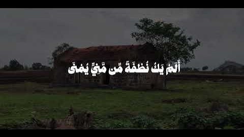 [سورة القيامة الآية : ٣١-٤٠ ] بصوت القارئ | #عبدالعزيز_الفقيه 🎧 .