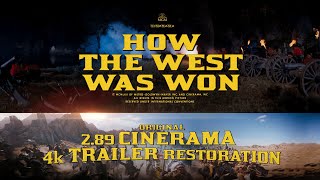How The West Was Won (1962) Theatrical Uncut Trailer (4K Cinerama 2.89 Restoration)
