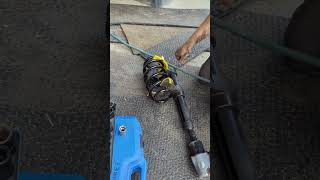 Strut repair on an old Passat #mechanic #repair #vw #passat #tdi #broken #car #diy #farm #suspension