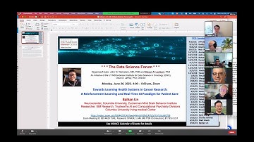 Baihan Lin - Towards Learning Health Systems in Cancer Research (UT MD Anderson Cancer Center Talk)