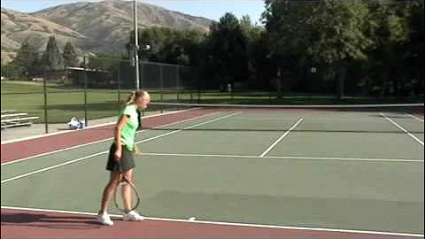 Kristie Jensen College Tennis Video - 2010