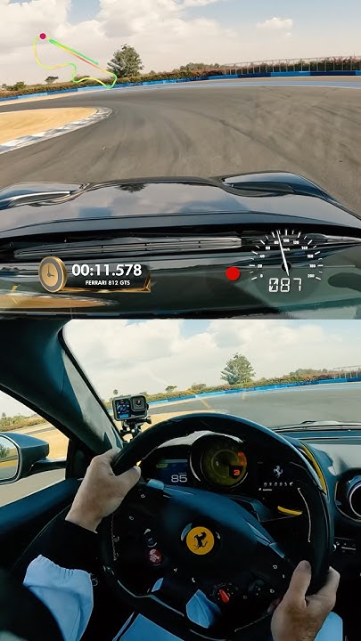 ONBOARD: FERRARI 812 COM RUBENS BARRICHELLO #Shorts