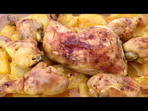 فيديو: جشوخبيلي من الدجاج والبطاطا