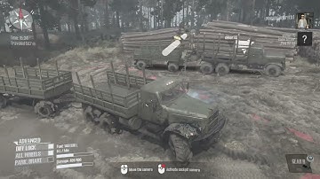 MUDRUNNER Gameplay Walkthrough AMERICAN WILDS TRUCK Part 1 - Beginning Mudrunner