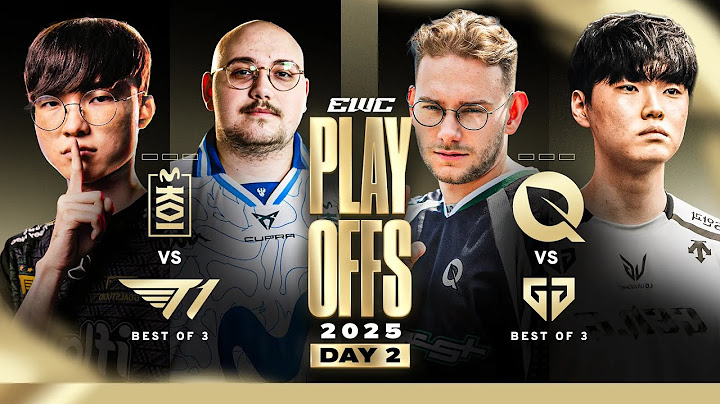 T1 VS KOI & FLY VS GENG - PLAYOFFS ELIMINATION EWC 2025
