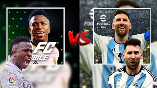 eFootball™ 2024 Mobile Vs FC MOBILE 24 COMPARISON: GRAPHICS, ANIMATION, CELEBRATIONS...