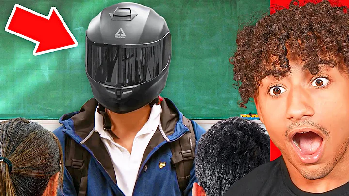 BOY WEARS BIKE HELMET TO SCHOOL!!