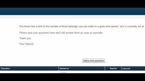 Moodle Student Lesson 03: Communication Skills for Online Classes