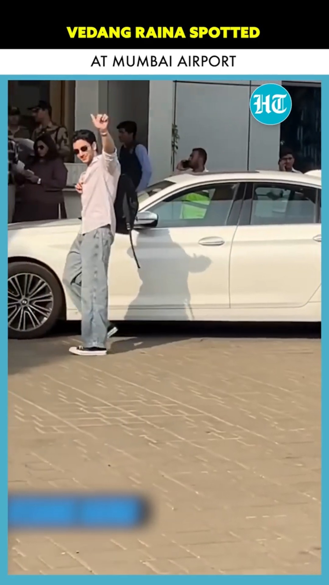 Bollywood Actor Vedang Raina Seen at Mumbai Airport
