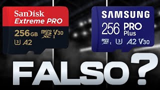 COMPREI O CARTÃO DE MEMORIA SANDISK EXTREME PRO E SAMSUNG PRO PLUS NO ALIEXPRESS - SERÁ FALSO ?