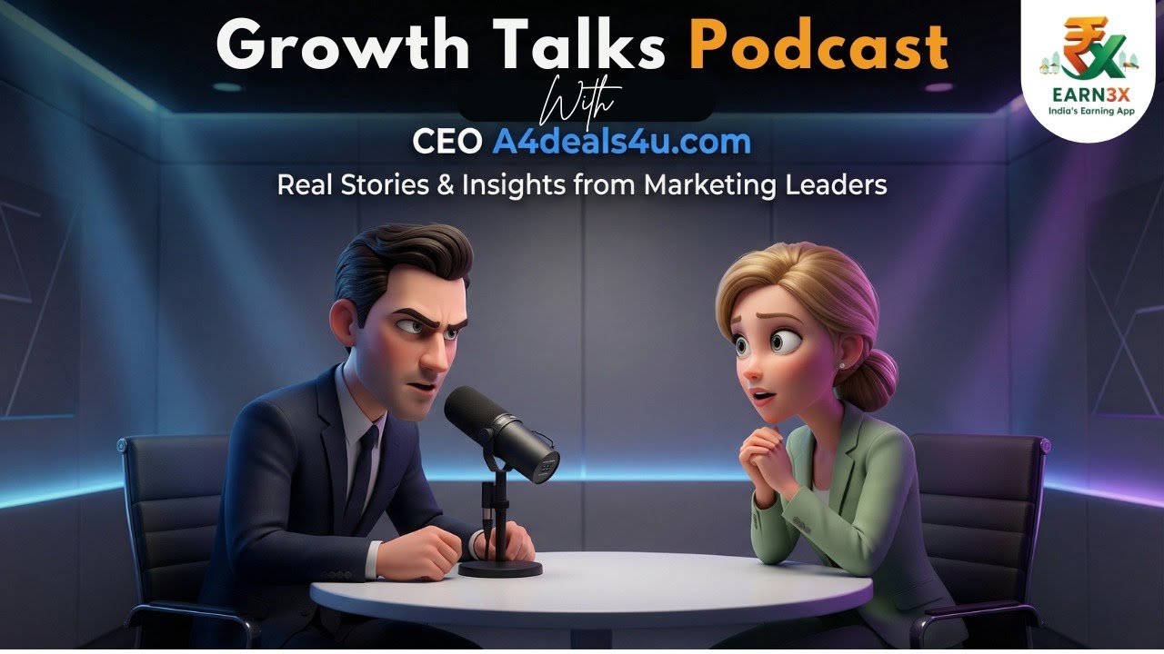 Growth Talks with Sandeep Mishra – Founder of ADeals4U | Startup & Earning Insights | Earn3x
