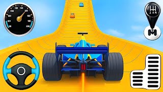 Crazy Formula Car Racing Stunts - Impossible Mega Ramp GT Car 3D - Android Gameplay #1 screenshot 4