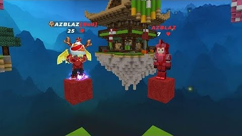 Saving AZBLAZ or fake noob? *Puppet* in bedwars (Blockman Go)