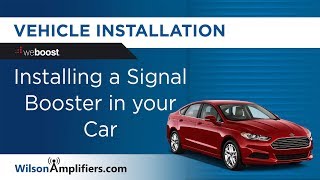 Install a Signal Booster kit in a Car | WilsonAmplifiers.com