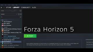 How To Add Forza Horizon 5 (Microsoft Store/Xbox App Version) To Steam Library On PC screenshot 1