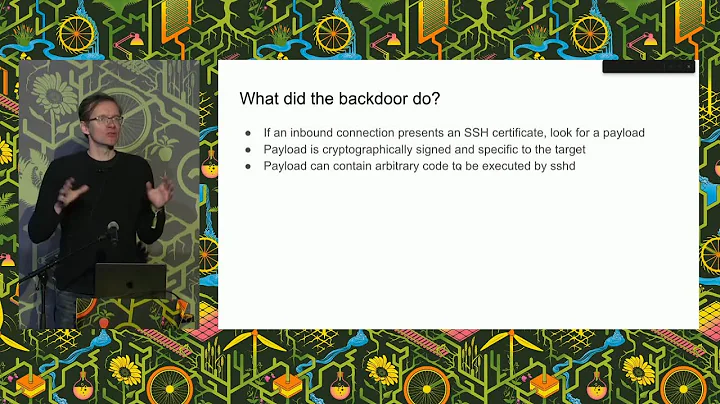 The XZ backdoor - what, why, and how? - EMF2024
