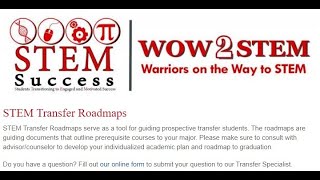 WOW2STEM Roadmaps