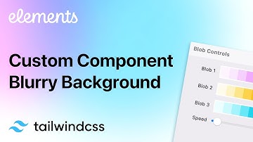 Blurry Background component using Tailwind CSS