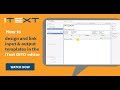 How to design and link input and output templates in the iText DITO Editor