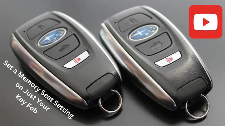 Hidden Feature!! Memory Seat Setting on Subaru Key Fob