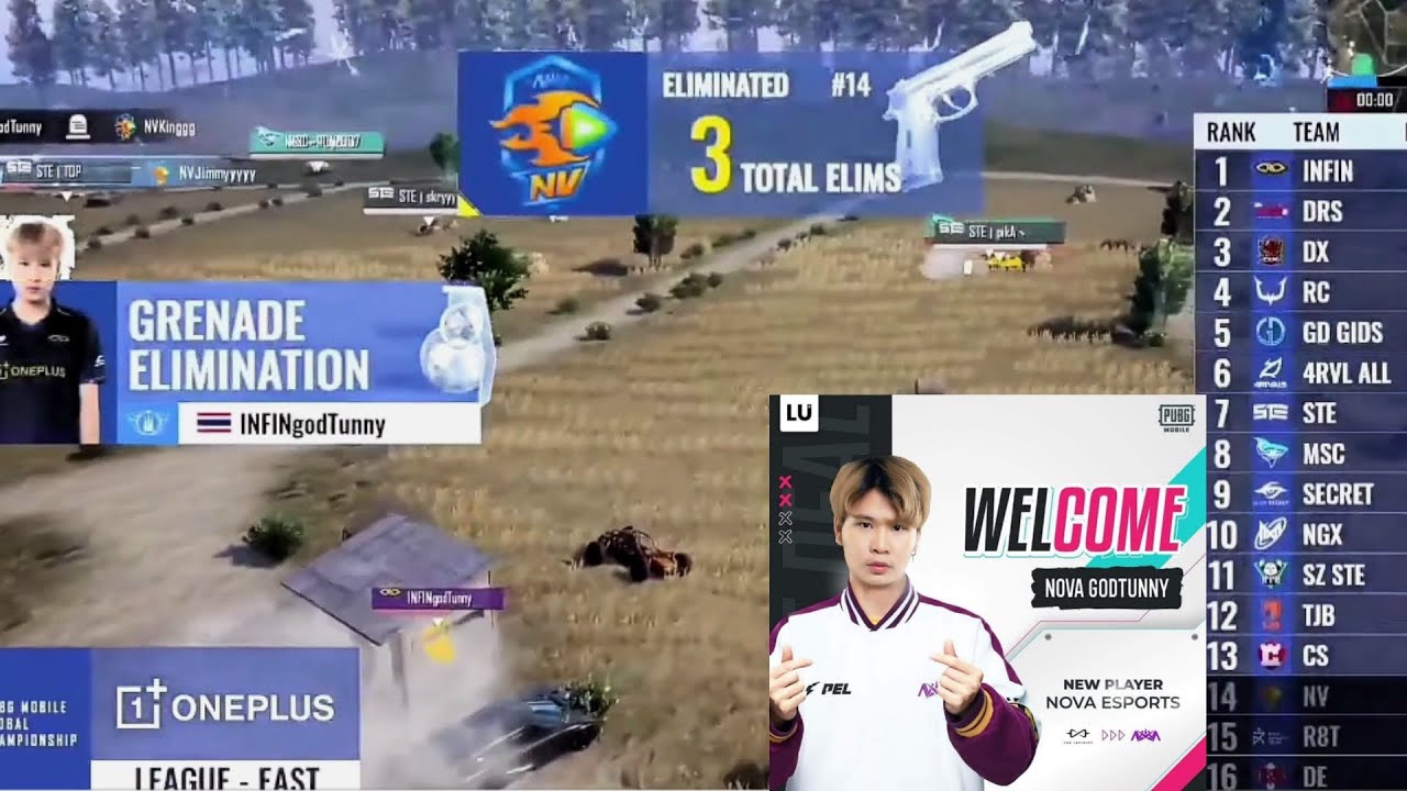 The game that made Nova bought GodTunny 💜 GodTunny wiped Nova 1v3 in PMGC lobby🔥🔥