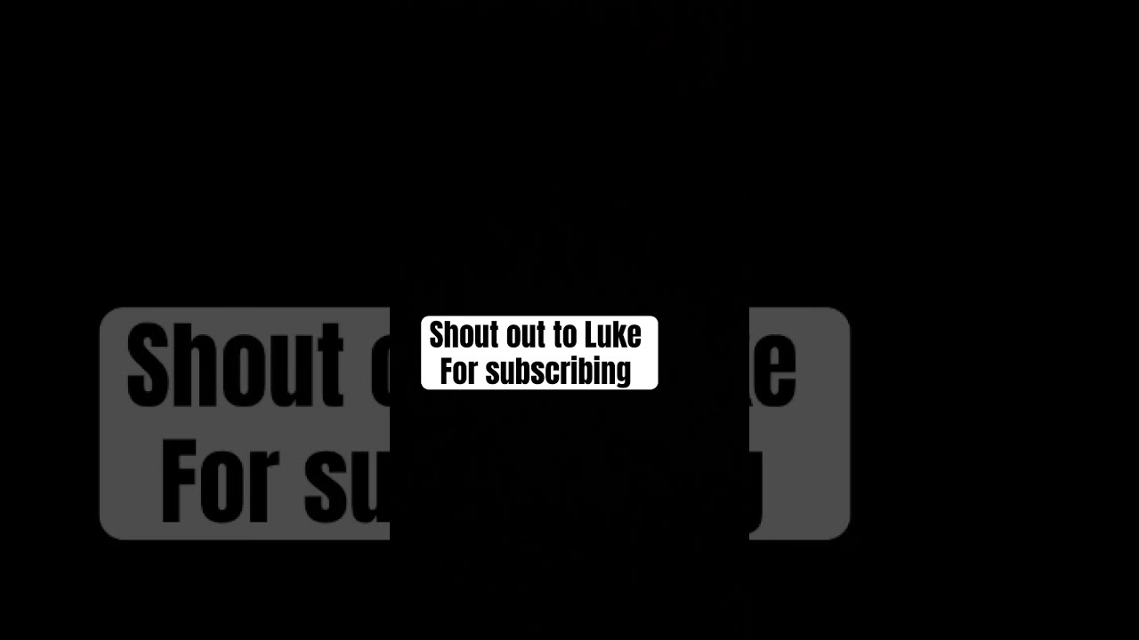 Shout out to Luke