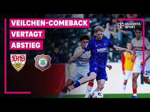 VfB Stuttgart II - FC Erzgebirge Aue, Highlights mit Live-Kommentar | 3. Liga | MAGENTA SPORT — football highlights