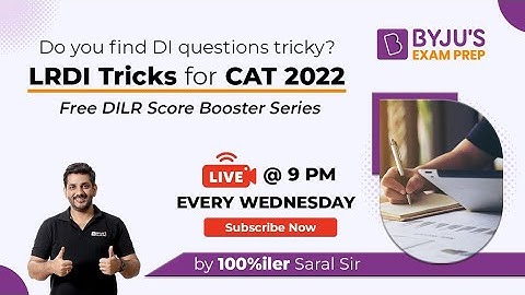 Do you find DI questions tricky? | Free DILR Score Booster Series by 100%iler Saral Sir