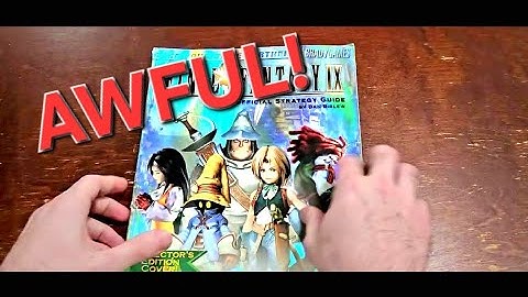 THE WORST FINAL FANTASY IX STRADEGY GUIDE. #retrogaming #playstation #finalfantasy